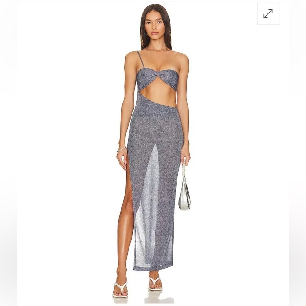 Lama Jouni Bandeaux maxi dress